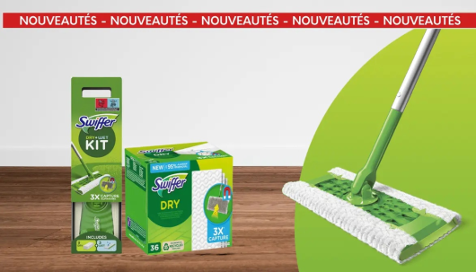 Swiffer est la solution idéale pour un nettoyage facile et rapide de vos espaces. 